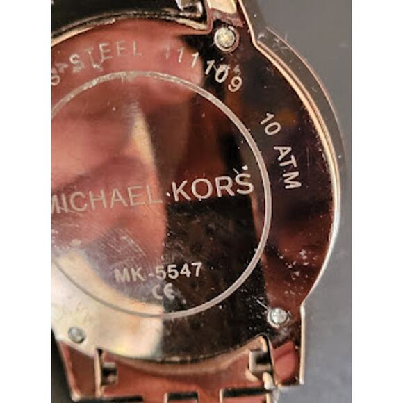 Michael Kors Women's Watch Ritz Brown Dial Brown Chronograph 6 1/2 Inch MK5547 - Picture 6 of 8